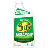 Krud Kutter Brush-Wash Cleaner and Renewer, 32 oz, Paint Brush Cleaner for Latex and Oil Based Paint, Restores Brushes and Rollers, Removes Paint Residue and Buildup