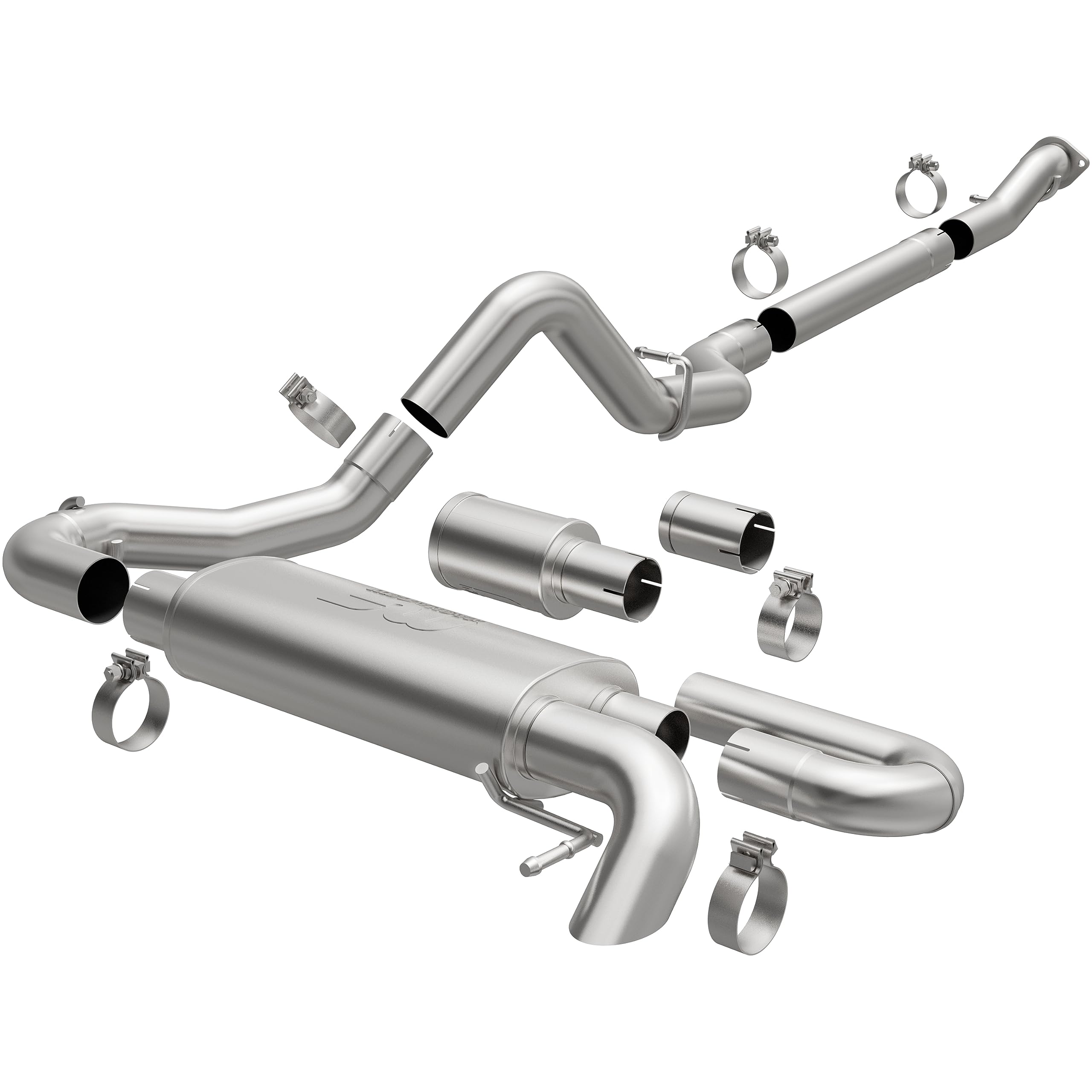 Photo 1 of ***I DON'T KNOW IF THERE ARE MISSING PIECES*** Performance Exhaust System 19559: Cat-Back, Overland Series, For 2021-2024 Ford Bronco, Single Straight Passenger Side Rear Exit Style