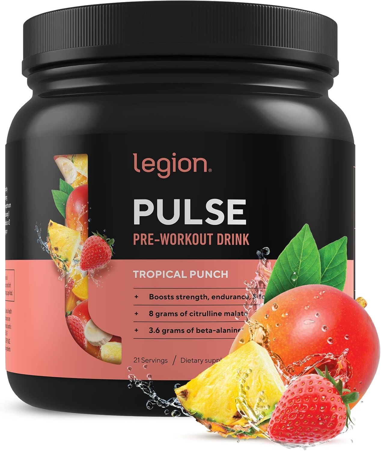 Legion Pulse, Best Natural Pre Workout Supplement for Women and Men – Powerful Nitric Oxide Pre Workout, Effective Pre Workout for Weight Loss, (Sour Candy): Health & Personal Care