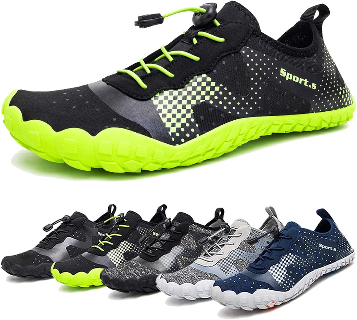  | Water Shoes for Men and Women Barefoot Quick-Dry Aqua Sock Outdoor Athletic Sport Shoes for Kayaking, Boating, Hiking, Surfing, Walking | Water Shoes