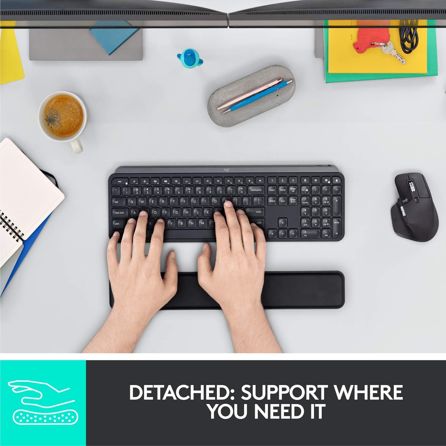 Logitech MX Palm Rest - Black: Computers & Accessories