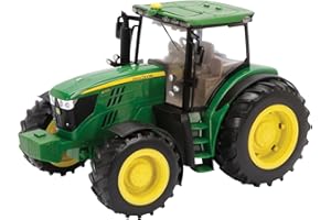 Britains John Deere Kids Big Farm 1:16 John Deere 6210R Tractor Toy, Collectable Farm Set Toy Tractor for Children, Tractor Toys Compatible with 1:16 Scale Farm Toys, for Collectors & Children 3 Y+