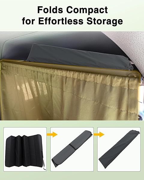 VANHOXCCI INSULATED BLACKOUT WINDSHIELD COVER FOR PRIVACY & SUN PROTECTION, ALL-SEASON VAN LIFE CAMPING WINDOW SHADE, FIT FOR FORD TRANSIT 150 250 350 MEDIUM/HIGH ROOF 2015-2025, GRAY