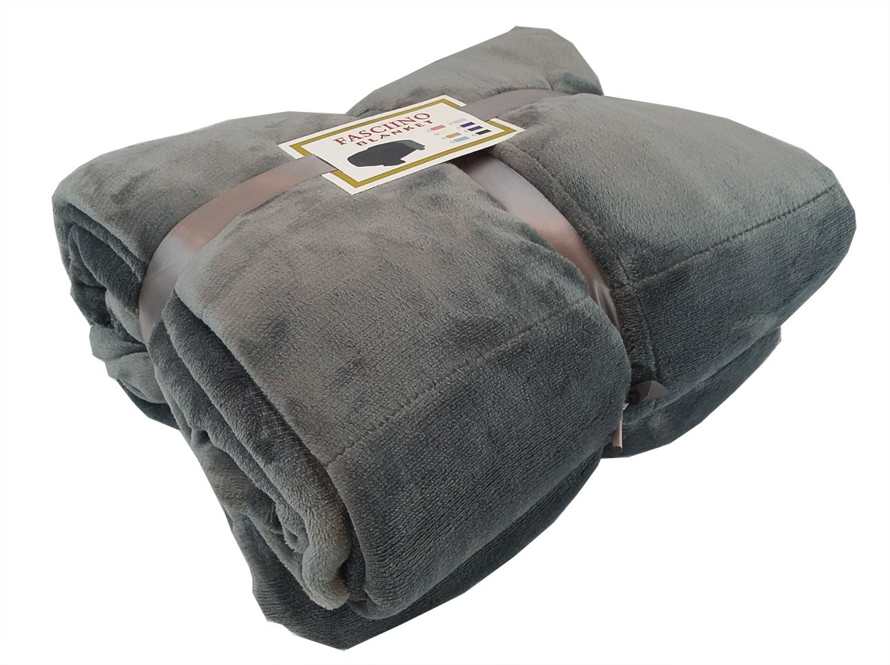 GoldenLiving168 COMIN16JU022305 FASCIINO Super Soft Plush Velour Mink