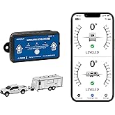 AOMOSUR Wireless RV Leveling System App Camper Leveler with 6-Axis Precise Guidance for Travel Trailers Motorhomes Caravans, 