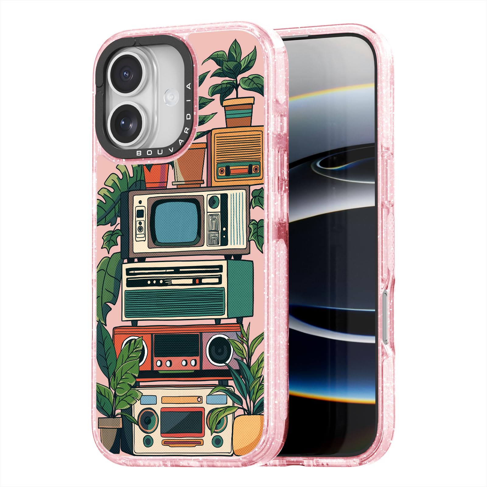 Bouvardia for iPhone 17 Case, Cute Design for Women & Girls, Protective & Aesthetic, Home Stereo