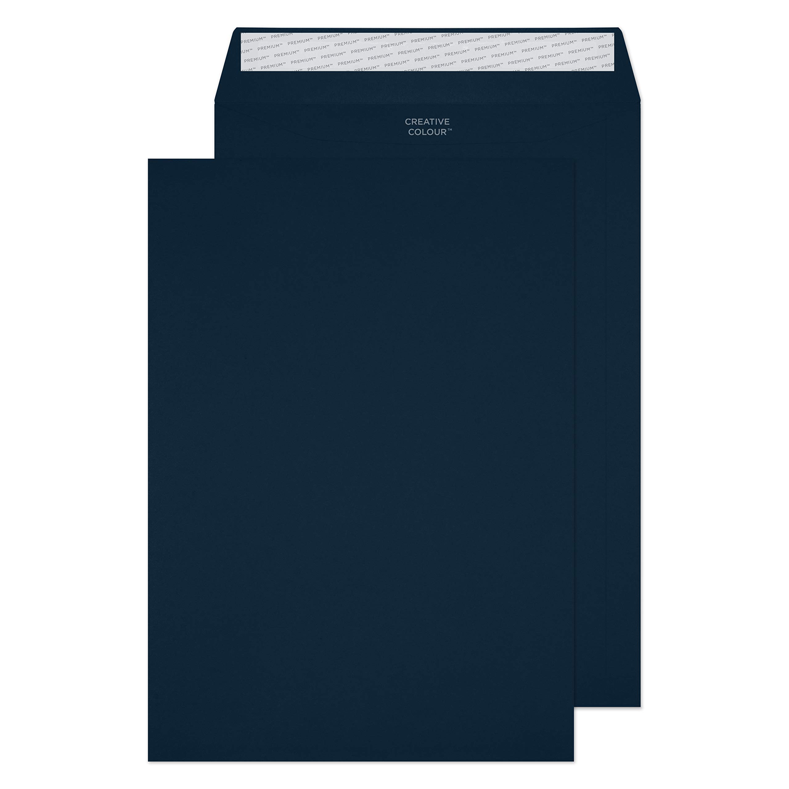 Blake Creative Colour C4 229 x 324 mm 120 gsm Peel & Seal Pocket Envelopes (63420P) Oxford Blue - Pack of 10