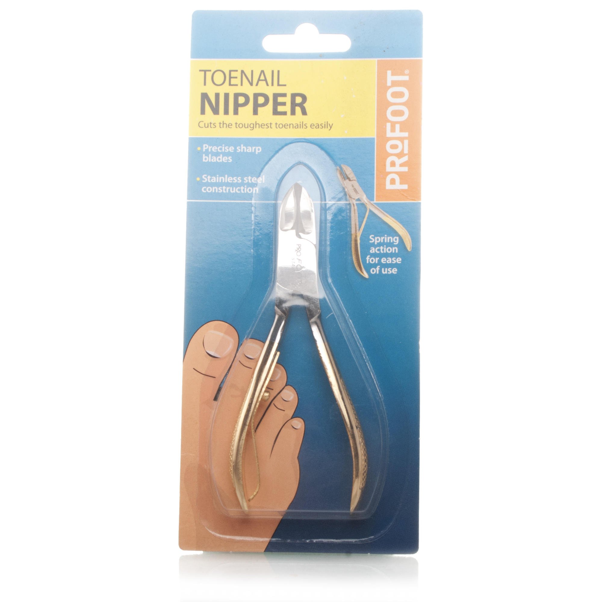 Profoot Toenail Nipper - Ideal for Ingrown Nails - Podiatry Toenail Clippers - Cuts Nails Easily - Precise Sharp Blade - Cuts The Toughest Nails Easily - for Fingers & Toes