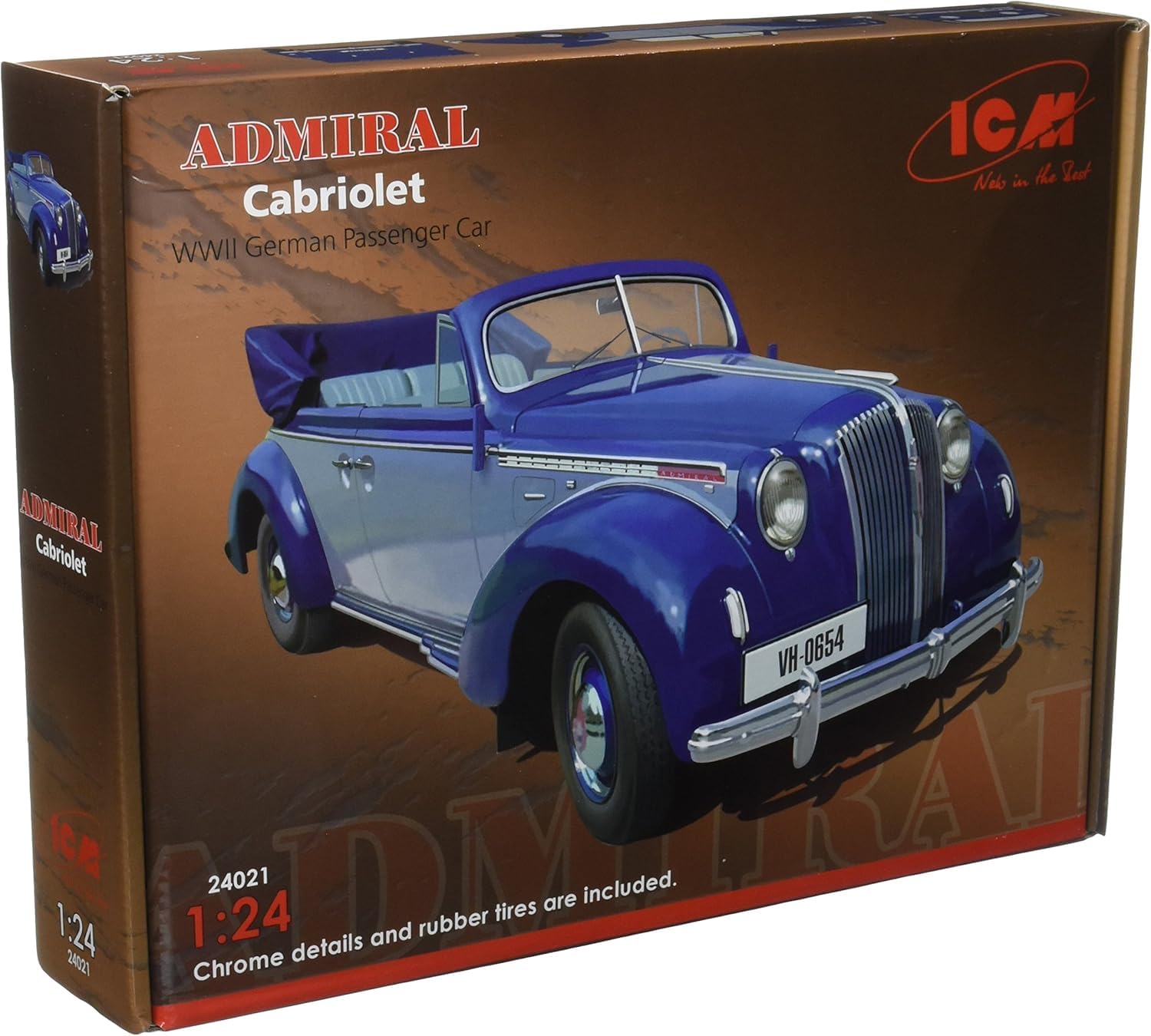 ICM 1:24 - Admiral Cabriolet WWII German Passenger Car