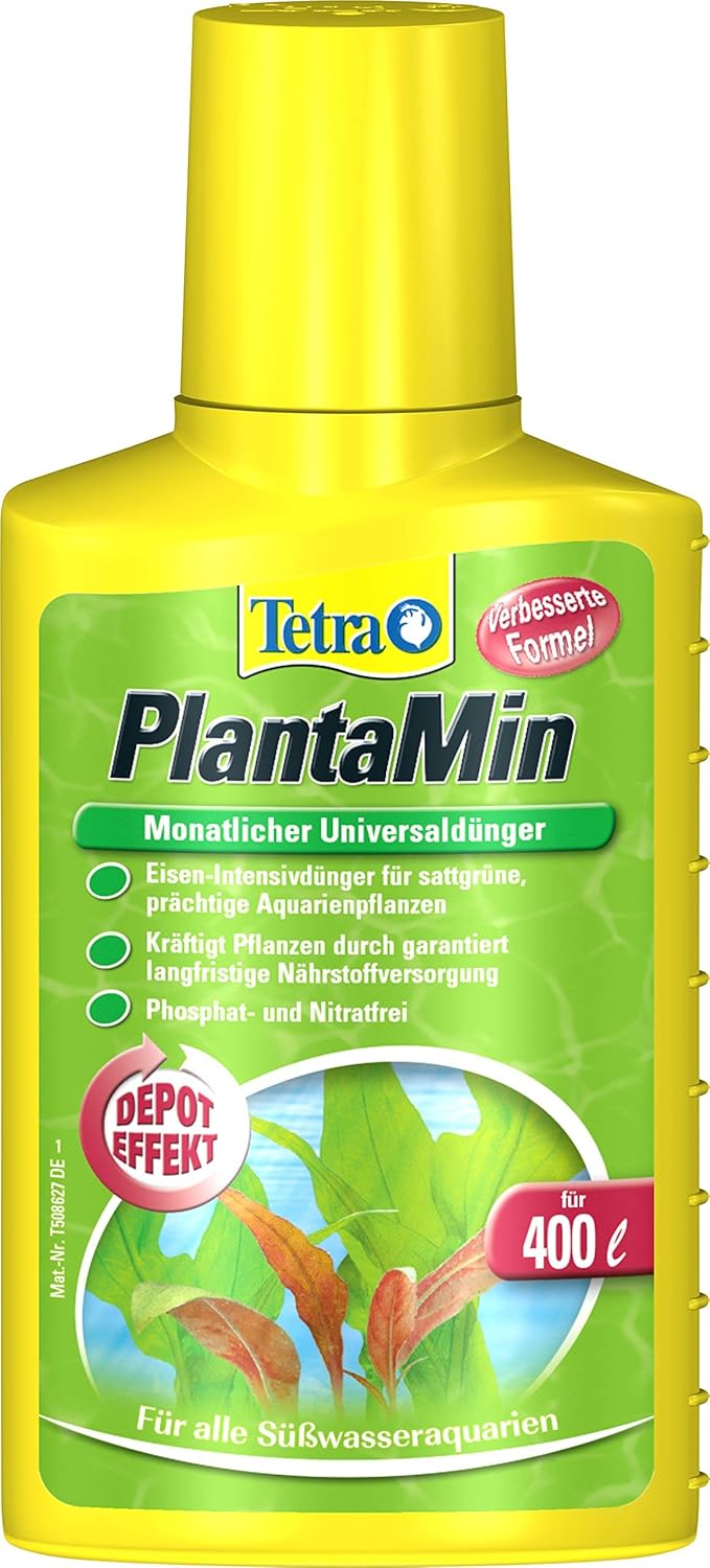 Tetra PlantaMin Universaldünger (flüssiger Eisen-Intensivdünger für prächtige und gesunde Wasserpflanzen, wirkt bis zu 4 Wochen)