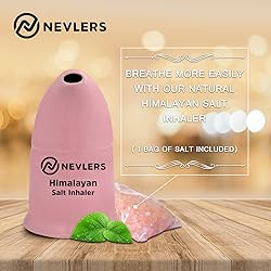 Nevlers Himalayan Salt Inhaler Ceramic with 6 Oz
