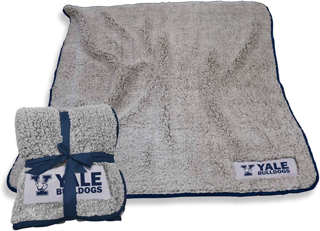 Logo Yale Bulldogs NCAA Frosty Fleece 60 X 50 Blanket
