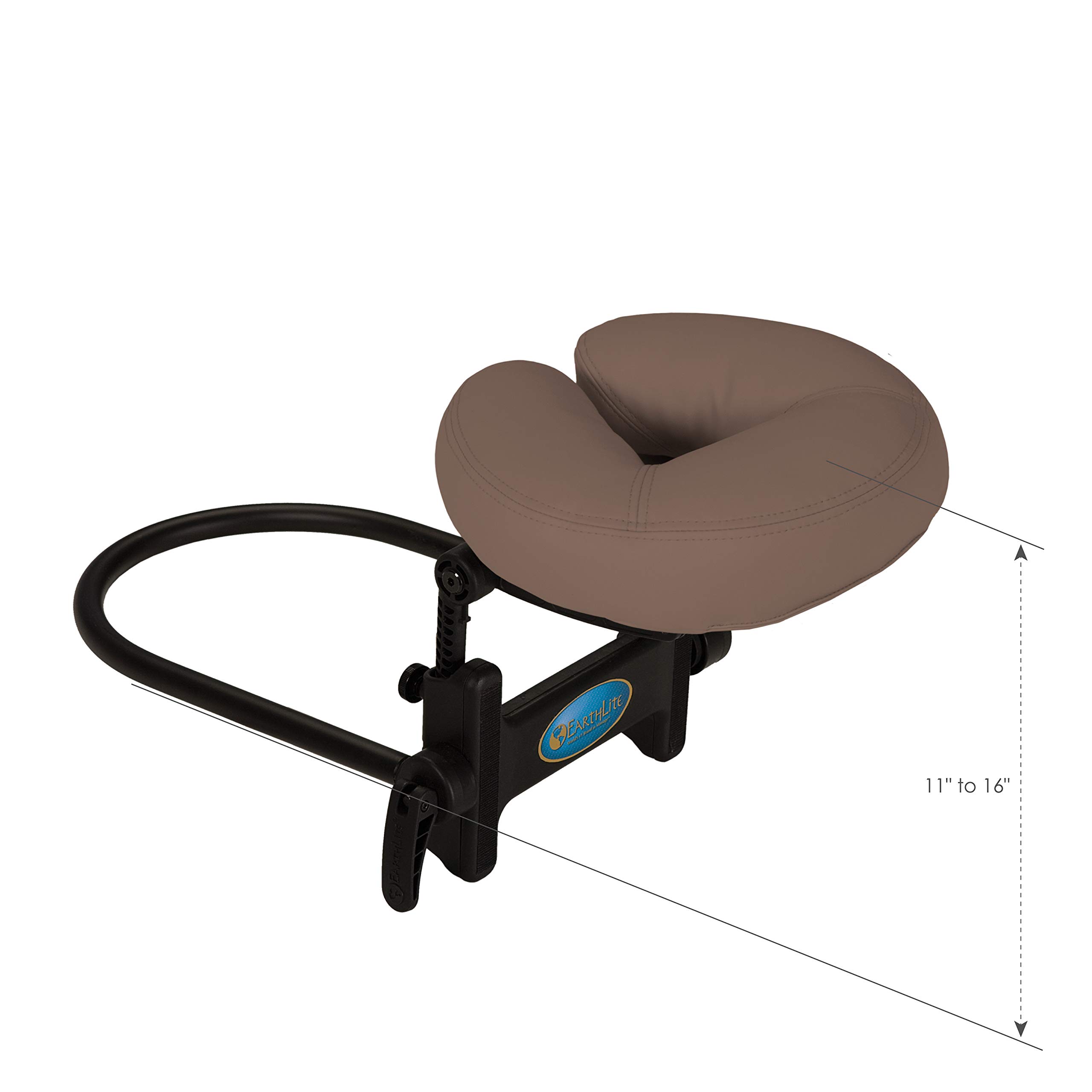 EARTHLITE Home Massage Kit Deluxe Adjustable Headrest & Face Pillow