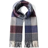 TITAKING Unisex 100% Wool Scarf for Men Women Warm Winter Scarves