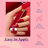 beetles Gel Polish Bloody Mary 6Pcs Red Burgundy Glitter Nail Kit view 5