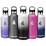 HYDRO CELL Stainless Steel Water Bottle with Straw
