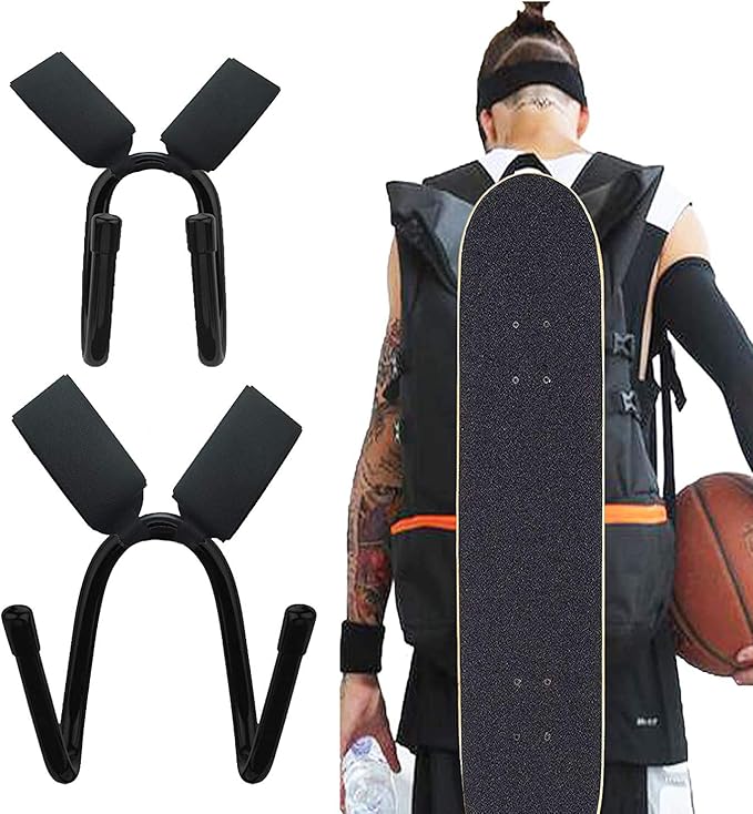 Universal Backpack Shoulder Strap Hanger Rack Storage Backpack