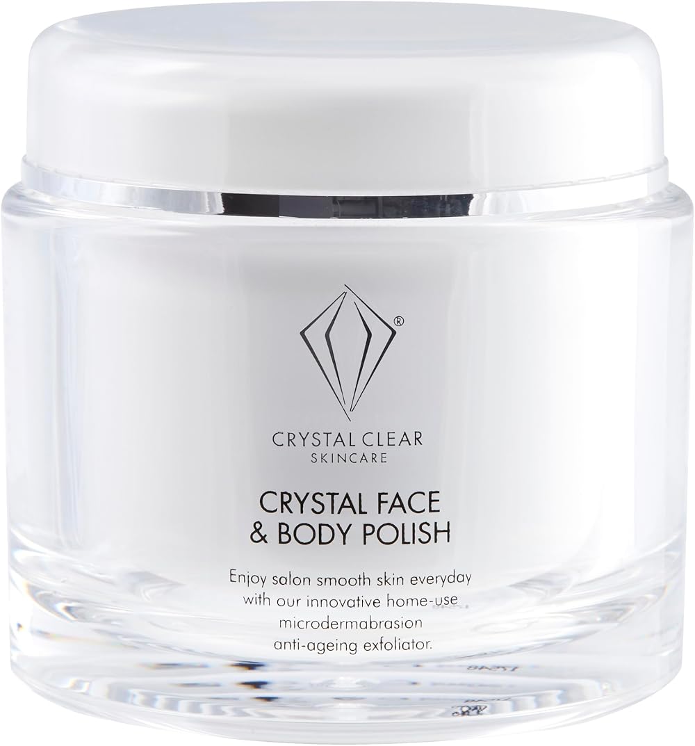 Crystal Clear Face Body Polish 200ml Microdermabrasion Exfoliator New