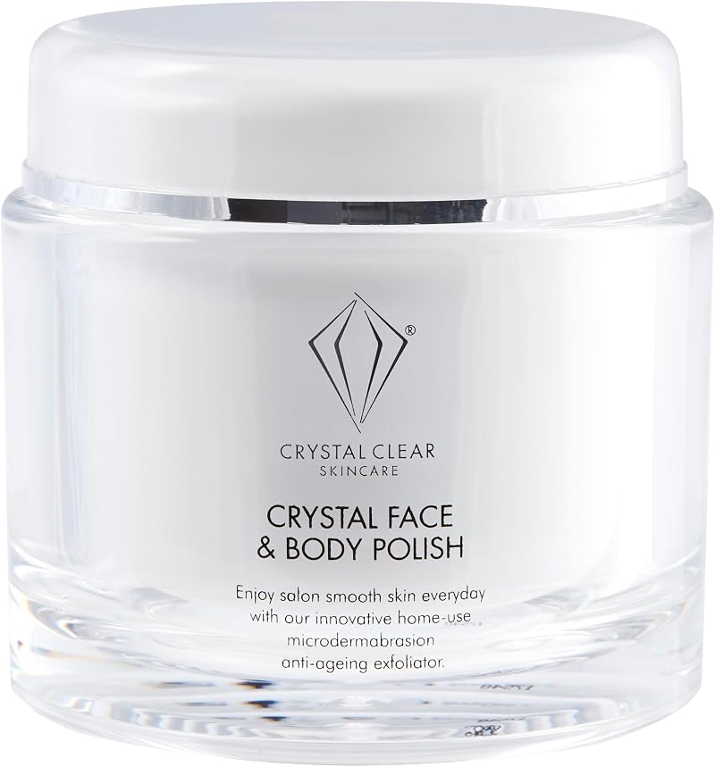 Crystal Clear Face Body Polish 200ml Microdermabrasion Exfoliator New