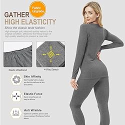 MEETWEE Women's Classic, Grey, Small