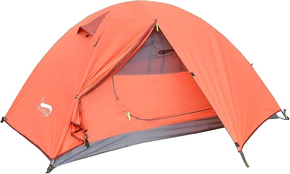 Amazon Co Jp Desert Fox バックパックキャンプテント 軽量 1 4人用 2層 防水 ポータブル 旅行テント キャンプ ハイキング スポーツ アウトドア