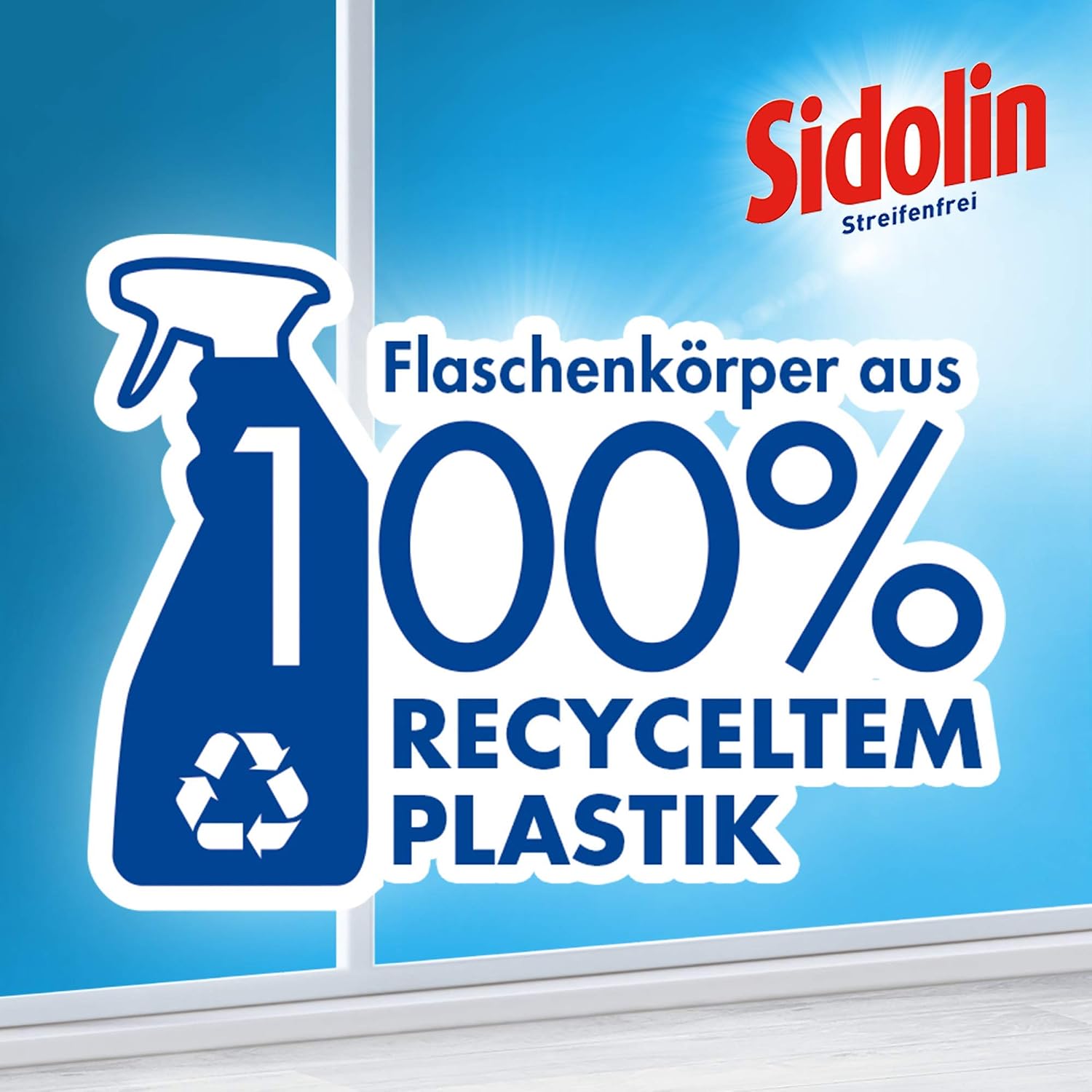 Sidolin Cristal Glass Cleaner Spray Bottle for Perfect Shine and Anti-Micro Cracks - Image 5