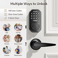 VCHOO Keyless Entry Door Lock Deadbolt with Handle