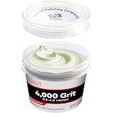 Diamond Paste Polishing Compound for Fine Lapping, 4,000 Grit, 50 G/1.76 Oz | 30% Concentration of Diamond Powder, Scratch Remover for Watch Glass Crystals Metal Jewelry Marble Rock Resin Chrome Gemstone