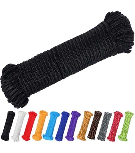 West Coast Paracord Coreless 650 nylon cord - home decor, pet clothing, craft projects (neon orange, 25 feet