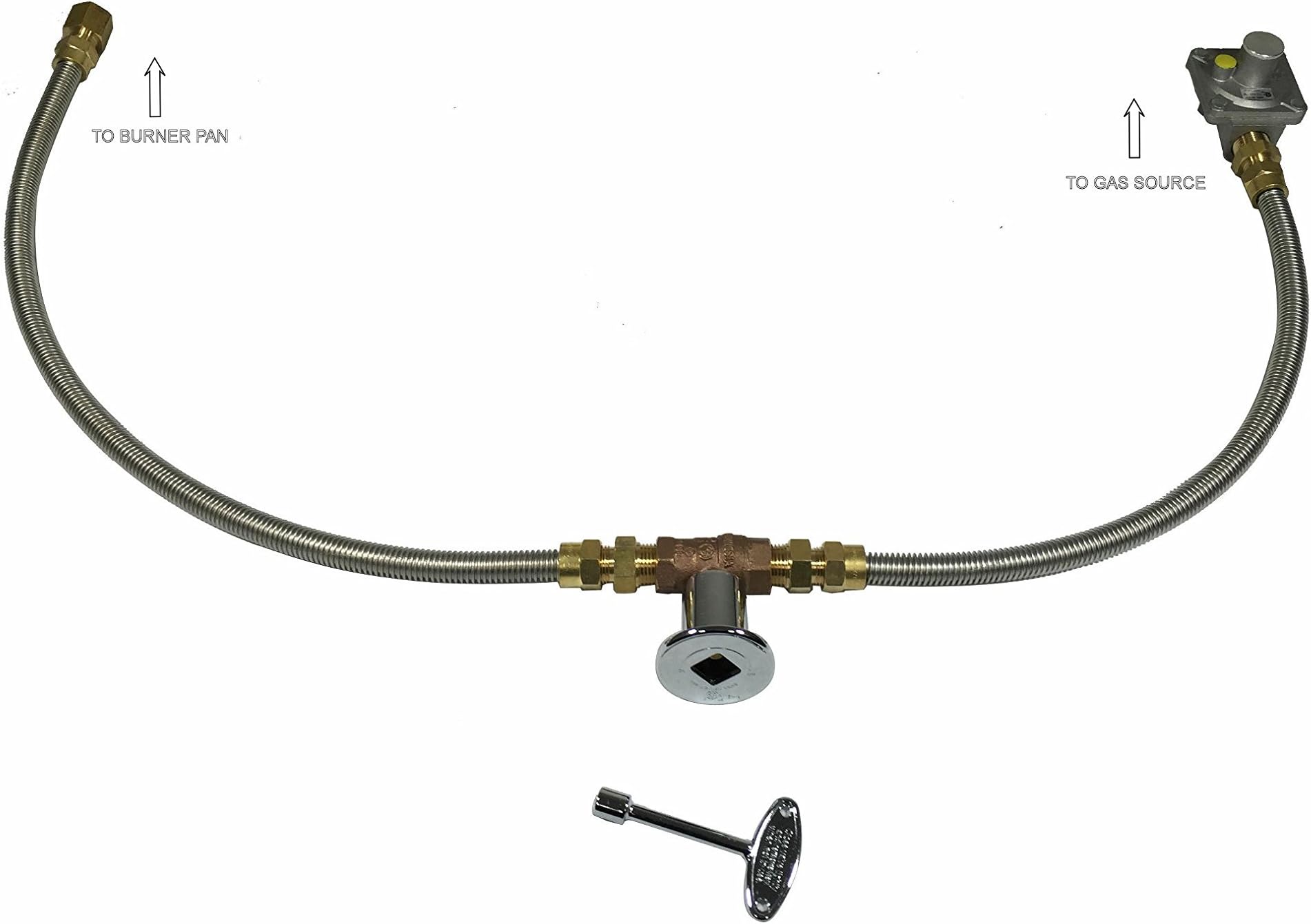 150,000 BTU, Fire Pit Burner Control System - Natural Gas