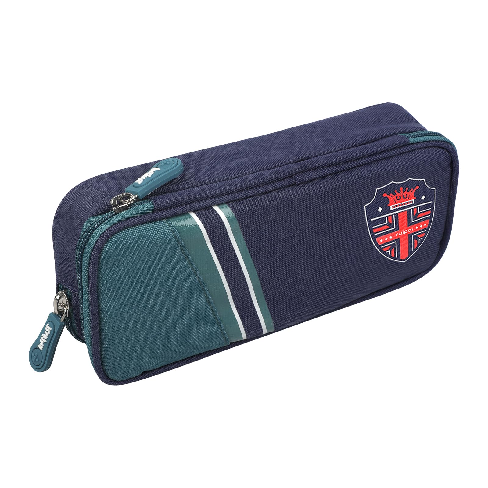 JIAHG Pencil Case with Big Capacity Portable Zipper Pencil Pen Pouch Bag Office Study School Office Stationery Large Storage Art Supply for Kids Teen Student Teacher Artist Engineer (Green)