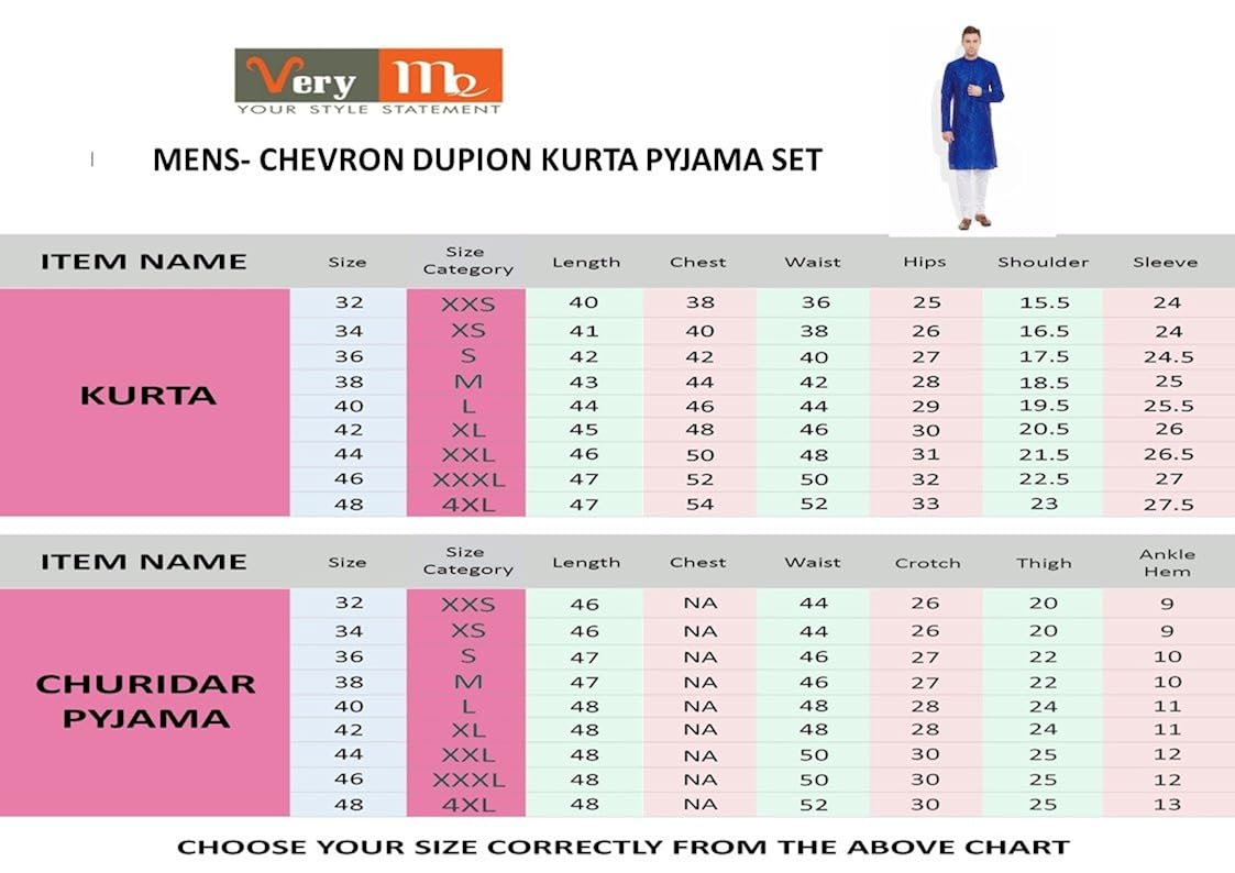 very me men black colour chevron dupion kurta pyjama set