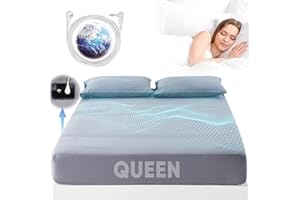 ZAJAZ Grounding Sheets Queen Size, 95% Organic Cotton + 5% Pure Silver Fiber, Grounding Sheet Earth Connected Bedding (Queen - 60"x 80"x 13" Gray) Fitted Earth Sheets with Grounding Cord