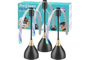 NEIJIAER Fly Fans for Tables, Practical Fly Repellent Fan with Soft Blades, USB or Batteries Powered, Soundless and Portable Fly Fan Keeps Your Food Clean(3 Pack)
