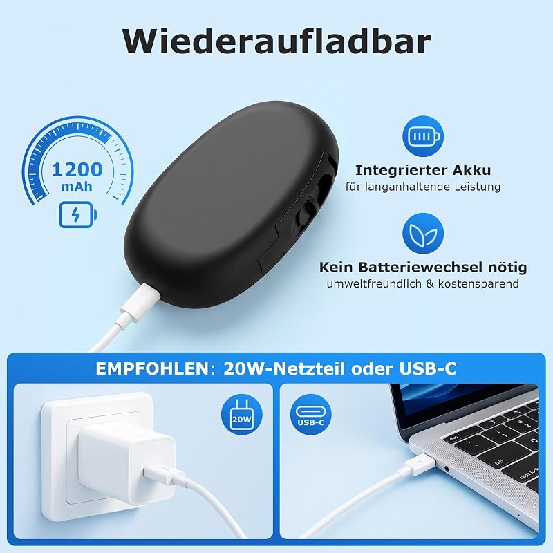 E10 Etikettendrucker, 3 Rollen wasserfeste Endlosetiketten, Schwarz