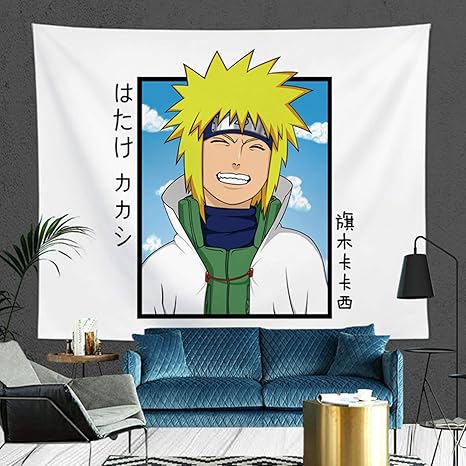 Amazon Co Jp Naruto ナルト ナルト 背景布を覆う我愛羅漫画の壁 北欧の寝室の部屋のレンタル家の装飾のタペストリー Color C Size 150x130cm ホーム キッチン