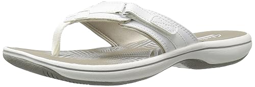 clarks flip flops womens