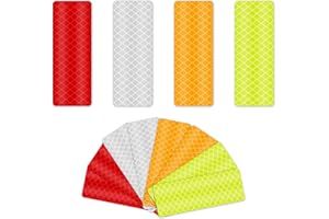 MDOZQ Reflective Stickers Reflective Tape Outdoor Waterproof Reflector Tape 4colors Reflective Warning Tape Safety Sticker Tapes High Visibility For Clothing Night Riding Walking Car Bike Motorcycle Helmet