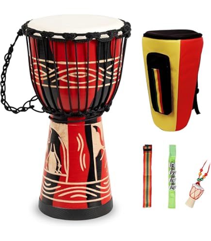 Amazon.com: Toca SFDJ-9RP Freestyle Rope Tuned 9-Inch Djembe