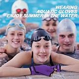 TAGVO Aquatic Gloves Webbed Swim Gloves Water Resistance Training view 7