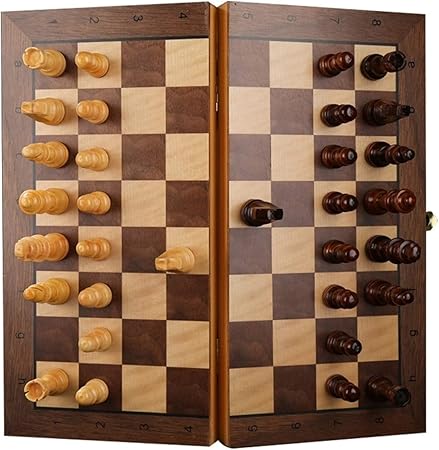 Amazon 2大人 チェス駒箱 手作りチェスの駒 ユニークな磁気チェスセット 2エキストラフリークイーン 旅行にやさしい 面白い贈り物 Size Medium チェス おもちゃ