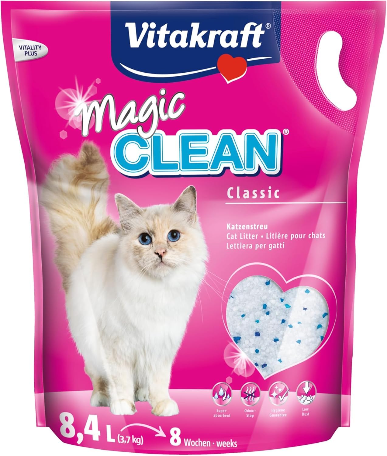 Vitakraft Magic Clean 15526 Cat Litter 8 Weeks 8.4 l