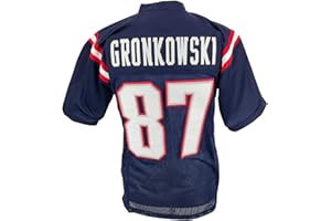 TIMELESS AUTHENTIC Rob Gronkowski Jersey Blue New England | Unisex Adult Sizes S-5XL Unsigned Custom Sewn Stitched