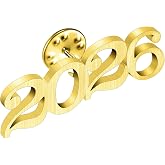 AMITER Birth Year Lapel Pin, 1970-2025 Enamel Brooch Pins 14K Gold Tie Tacks for Men &amp; Women Birthday, Graduation, Anniversary