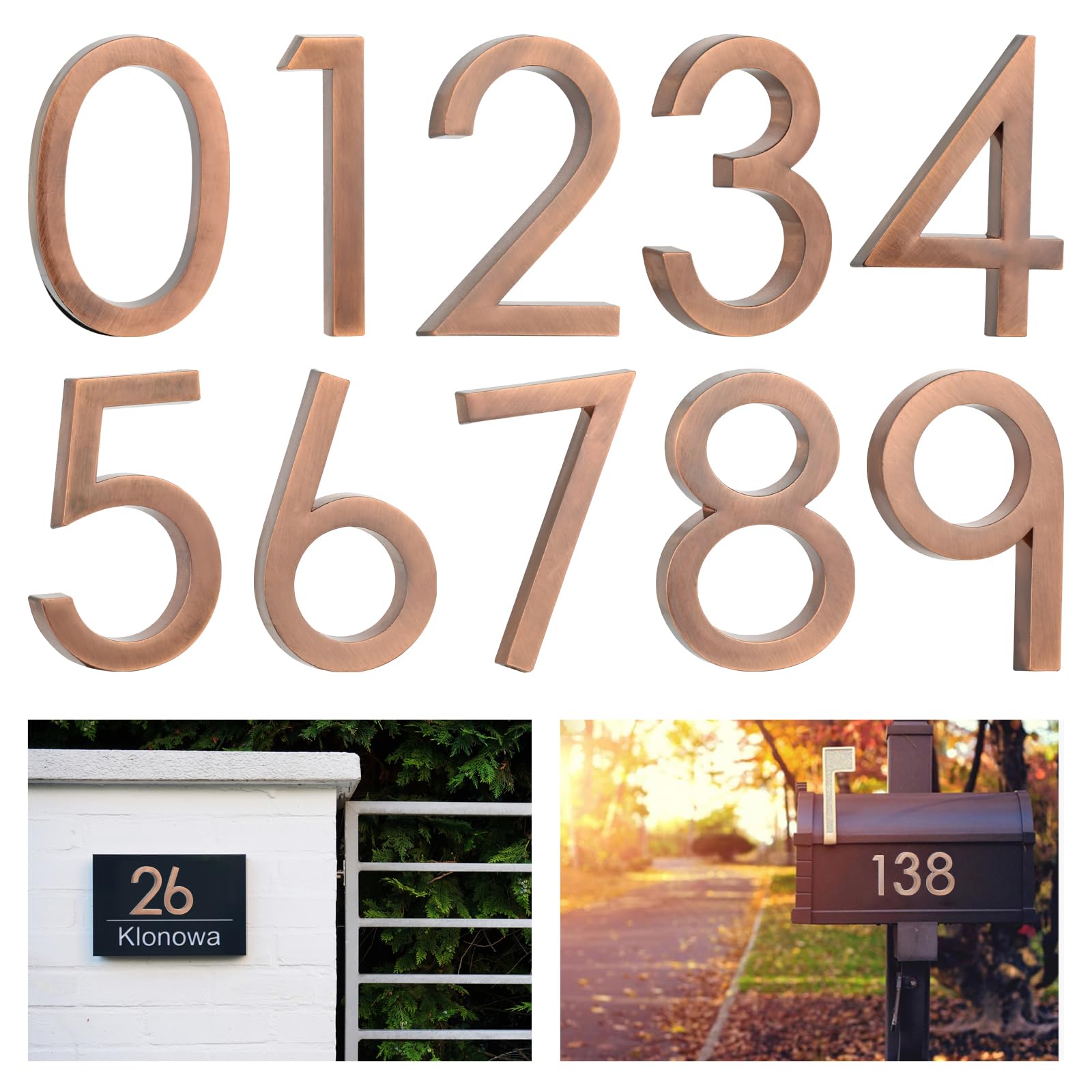 Self Adhesive Mailbox Numbers,Door Address Number