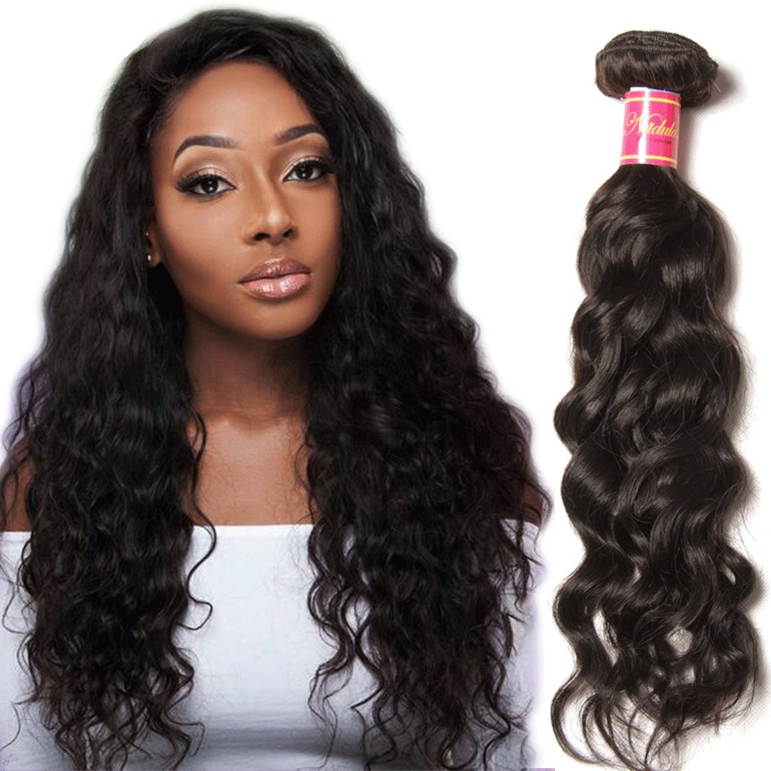 Nadula Brazilian Natural Wave Remy Virgin Human Hair Pack
