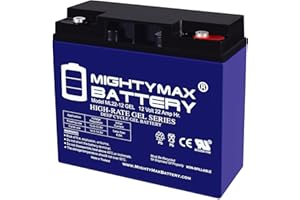 Mighty Max Battery ML22-12 GEL - 12 Volt 22 AH, GEL Type, Internal Thread (INT) Terminal, Rechargeable SLA AGM Battery