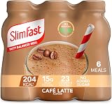 SlimFast Ready To Drink Cafe Latte Shake 6 x 325ml view 1