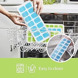Ice Cube Trays 4 Pack, Airabc Silicone with