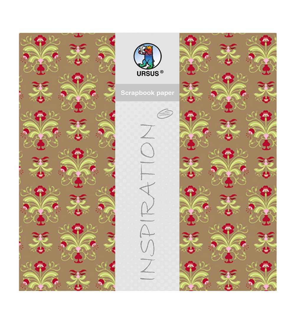 Ursus Lotta 1, 12 "x12 Scrapbook Paper 5 Sheets